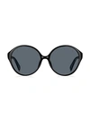 MARC JACOBS 60MM ROUND SUNGLASSES,0400012705349