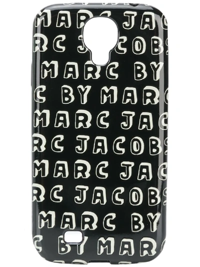 Marc Jacobs Logo-print Samsung Galaxy S4 Case In Black