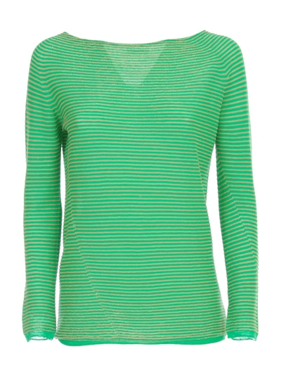 Archiviob Tubular Sweater Glitter In Verde