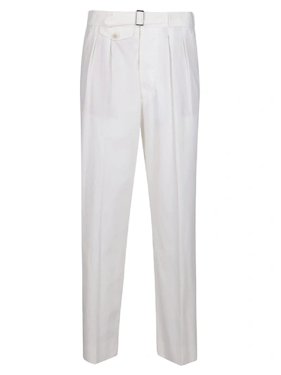 Maison Margiela White Cotton Trousers