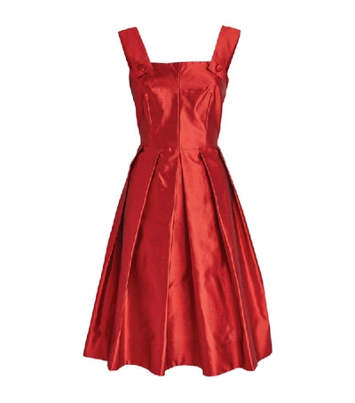 Dolce & Gabbana Silk A-line Midi Dress