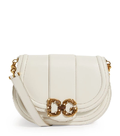 Dolce & Gabbana Medium Leather Dg Amore Messenger Bag