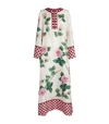 DOLCE & GABBANA ROSE PRINT KAFTAN DRESS,15227641