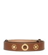 BURBERRY LEATHER TRIPLE STUD BELT,14860877