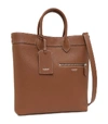 BURBERRY GRAINED LEATHER TOTE,15191400