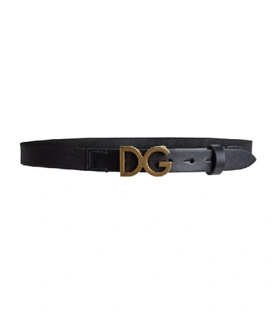Dolce & Gabbana Kids Logo Belt In Multi