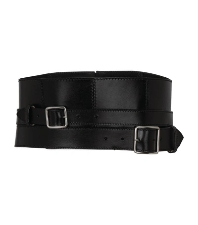 Alexander Mcqueen Leather Corset Belt