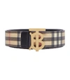 BURBERRY VINTAGE CHECK MONOGRAM BELT,15291901