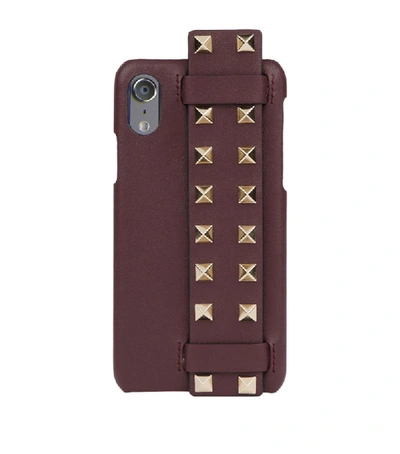 Valentino Garavani Rockstud Iphone Xs/x Hand Hug Case