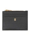 BURBERRY GRAINED LEATHER CARD HOLDER,15292202