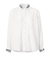 BURBERRY LOGO PRINT SILK SHIRT,15326705