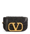 VALENTINO GARAVANI GARAVANI RAFFIA SUPERVEE CROSS-BODY BAG,15329450