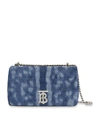 BURBERRY SMALL QUILTED DENIM LOLA BAG,15356223