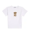 DOLCE & GABBANA KIDS LOGO CROWN T-SHIRT (3-30 MONTHS),15356237