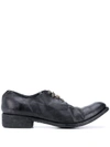 A DICIANNOVEVENTITRE 033N CREASED DERBY SHOES