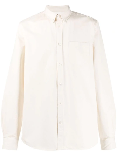 Norse Projects Button Collar Shirt In Neutrals