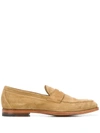 SCAROSSO STEFANO ALMOND-TOE LOAFERS