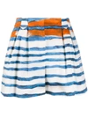 MOSCHINO STRIPED TAILORED SHORTS