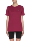 ACNE STUDIOS FACE PATCH COTTON T-SHIRT