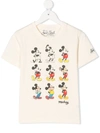 Mc2 Saint Barth Disney© Mickey Mouse T-shirt In Neutrals