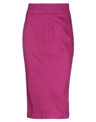 N°21 3/4 Length Skirts In Garnet