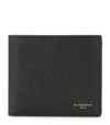 GIVENCHY GRAINED LEATHER BIFOLD WALLET,15421556