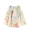 ETRO PLEATED ABSTRACT BLOUSE,15459255