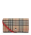 BURBERRY VINTAGE CHECK WALLET,15394527