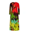 VALENTINO MIRRORED MONKEYS FOREST DRESS,15453416