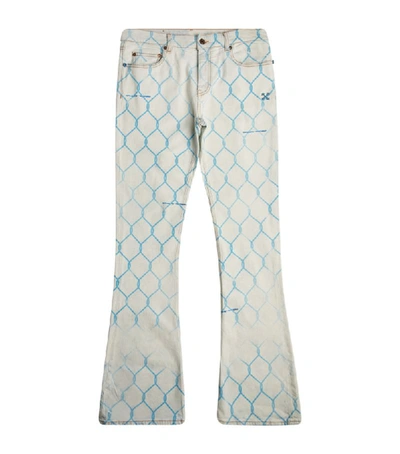 Off-white Fence Print Skinny Jeans