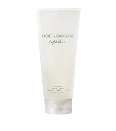 Dolce & Gabbana Light Blue Eau De Toilette Body Cream, 6.7 Oz. / 200 ml In Multi