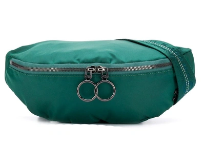 Pre-owned Off-white  Technical Fabric Belt Bag Teal