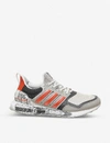 ADIDAS ORIGINALS ULTRABOOST S & L STAR WARS LEATHER AND MESH TRAINERS,R00061923