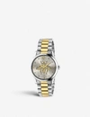 GUCCI GUCCI WOMENS MULTI-COLOURED YA1264131 G-TIMELESS STAINLESS-STEEL AND YELLOW-GOLD PVD QUARTZ WATCH,26050065