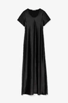 Alexander Wang Abito Maxi Wet Shhine Wash & Go In Black