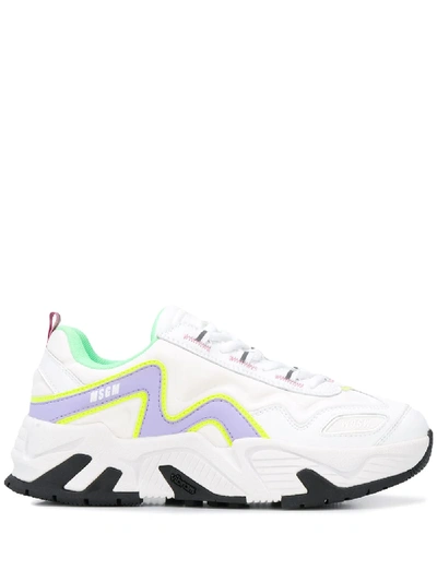 Msgm Vortex Low-top Trainers In White