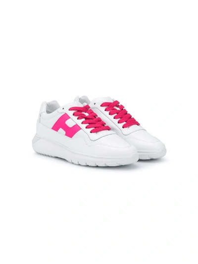 Hogan Kids' Interactive³ Low-top Trainers In White