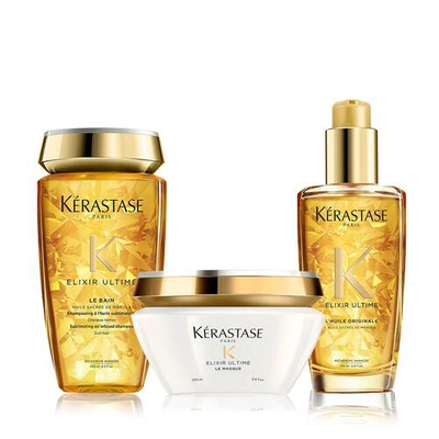 Kerastase Elixir Ultime Deep Treatment Hair Care Set