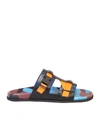 VALENTINO GARAVANI PRINTED SANDALS,11389680