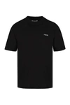 Ptrcrs By Christian Petrini Crew-neck Cotton T-shirt In Black