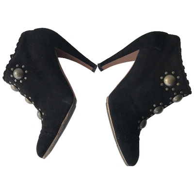 Pre-owned Alaïa Ankle Boots In Black