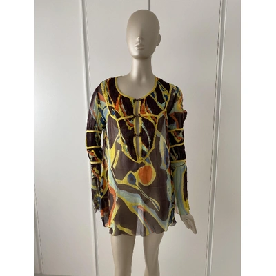 Pre-owned Missoni Silk Blouse In Multicolour