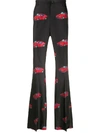 VERSACE CAR-PRINT TROUSERS