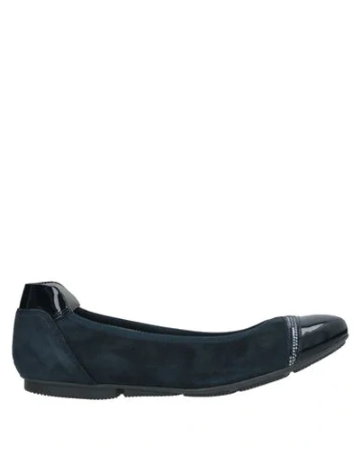 Hogan Ballet Flats In Blue