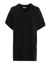 DONDUP DONDUP WOMEN'S BLACK COTTON DRESS,DA119KF0136DXXXDD999 S
