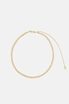 ANINE BING MINI CURB NECKLACE IN GOLD,A-15-0044-920-OS