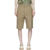 FENDI TAN HOUNDSTOOTH SHORTS