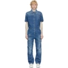 FENDI FENDI BLUE DENIM JUMPSUIT