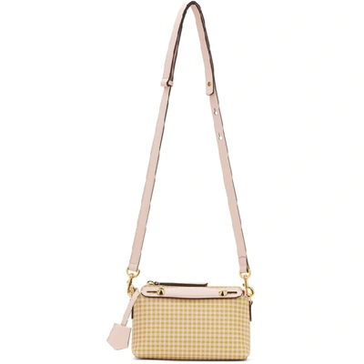 Fendi Beige And Pink Small By The Way Bag In F1bds Vichy