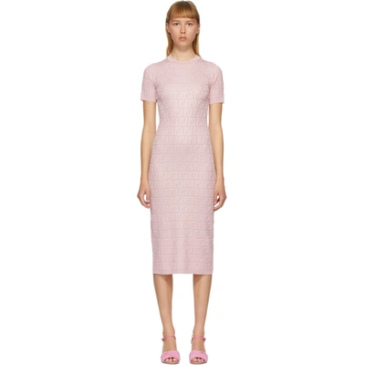 Fendi Pink 'forever ' Dress In F052z Pink